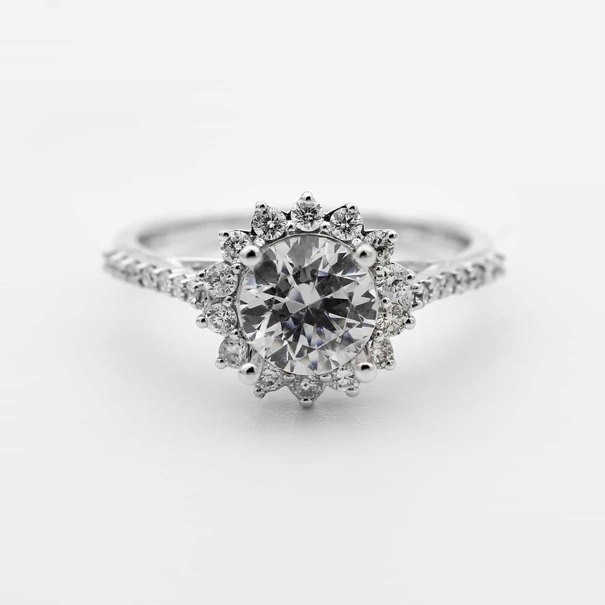 Fine Indian Sterling Emerald-cut Ring